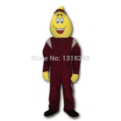 Yellow Drop Dots Mascot Costume