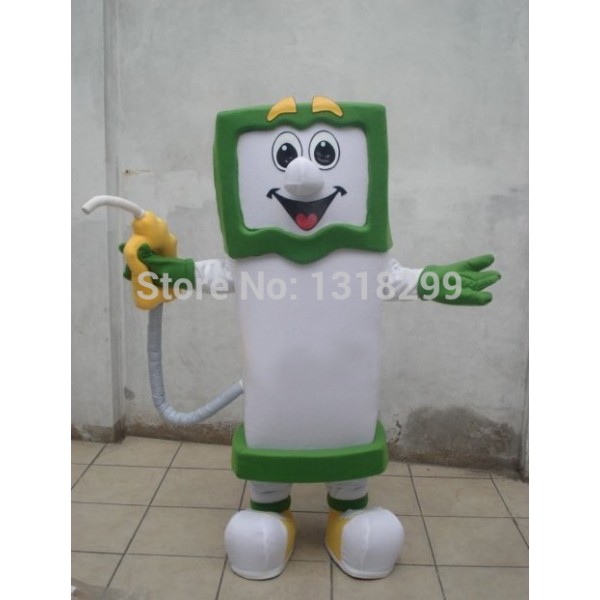 Gas Pump tank Mascot Costume