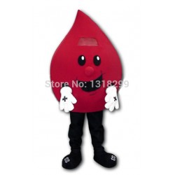Hospital Blood Drop Mascot Costume