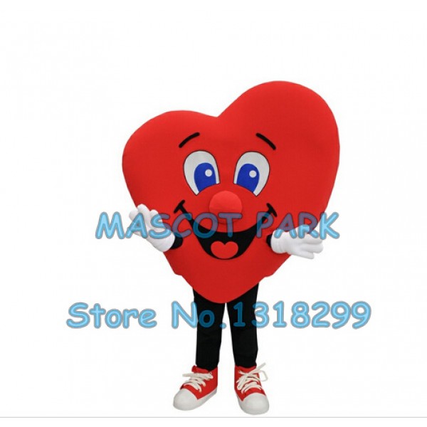 sincere red heart Mascot Costume