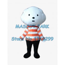 white cloud cotton Mascot Costume