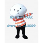 white cloud cotton Mascot Costume