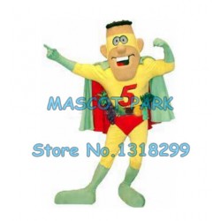 funny superman Mascot Costume