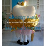 Golden Queen Teeth Tooth Mascot Costume
