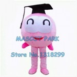 pink fish scholar Mascot Costume