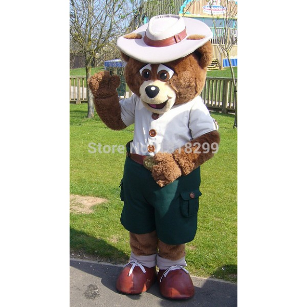 Buddy Bear Crealy Park in Devon Mascot Costume