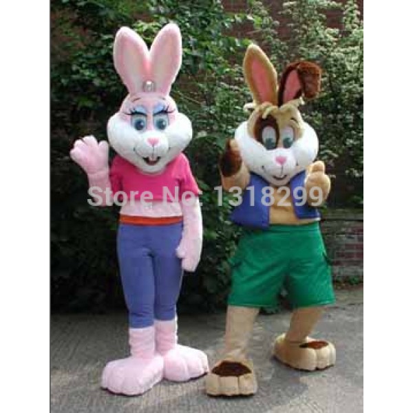 Rabbit Bunny Easter Mascot Costume