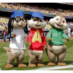 Chipmunks Mascot Costume