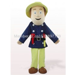 Fireman Mascot Costume