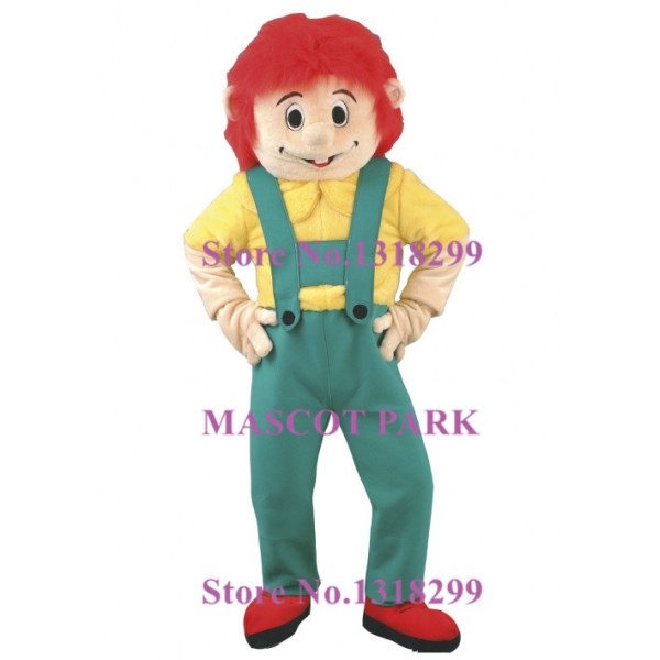 Fire Red Hair Handyman Adult Costume
