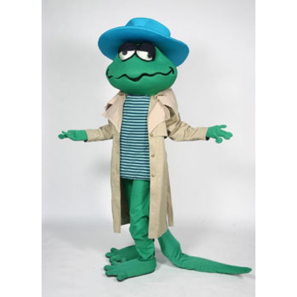 Chet the Gecko Mascot Costume