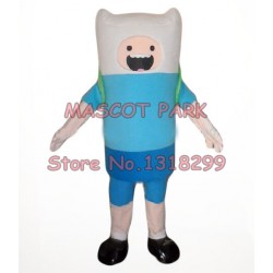 Hot Cartoon Character Blue Boy Mascot Costume