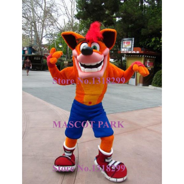 Crash Bandicoot Mascot Costume Crash Bandicoot Mascot Costume