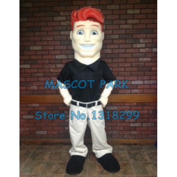 red hair man Mascot Costume