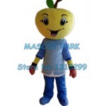 orange boy Mascot Costume