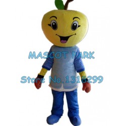 orange boy Mascot Costume