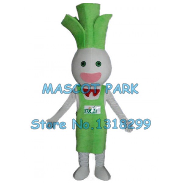 Onion scallion Mascot Costume