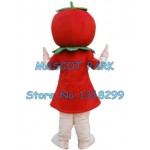red strawberry Mascot Costume