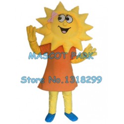 yellow sunflower Mascot Costume