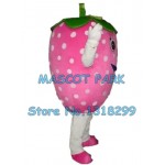 pink strawberry Mascot Costume