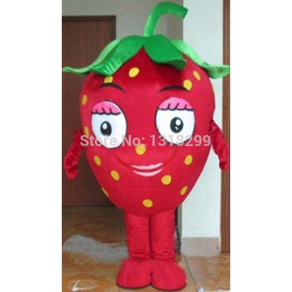 Strawberry Fruit Mascot Costume