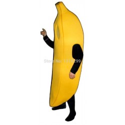 Big Yellow Banana Mascot Costume