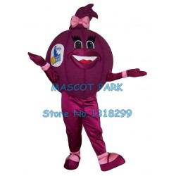 Purple onion Mascot Costume