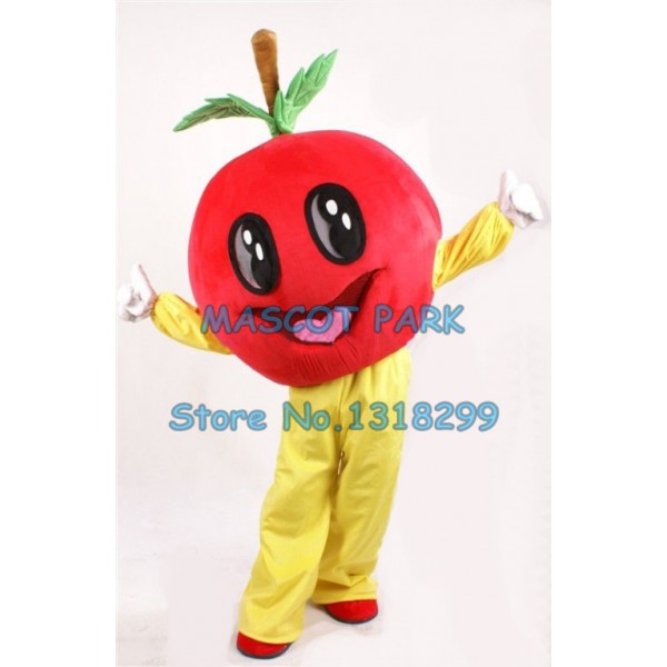 new custom happy red apple Mascot Costume