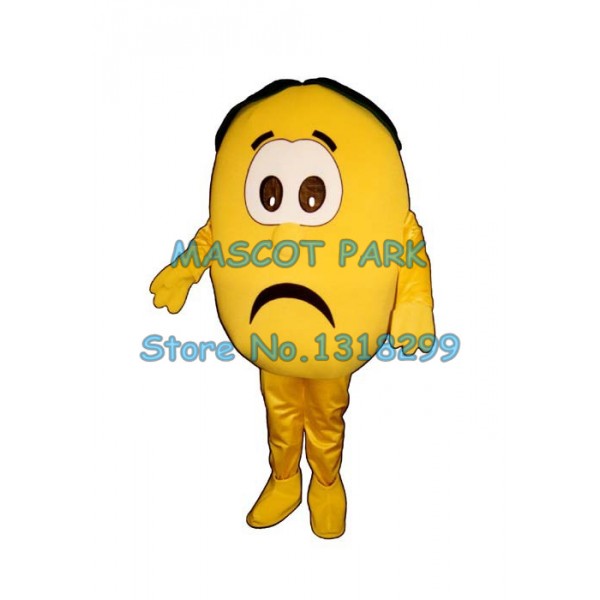 the unpappy Sour lemon Mascot Costume