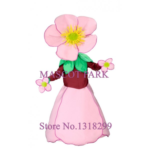 Beautiful Pink Flower Mascot Costume