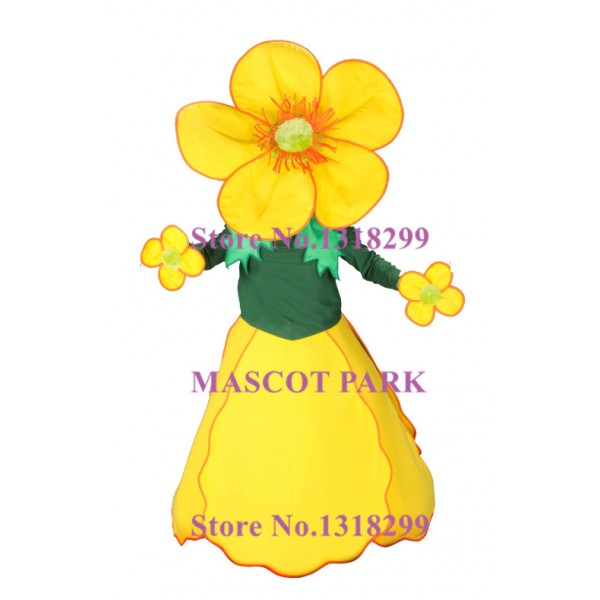 yellow Wildflower Mascot Costume