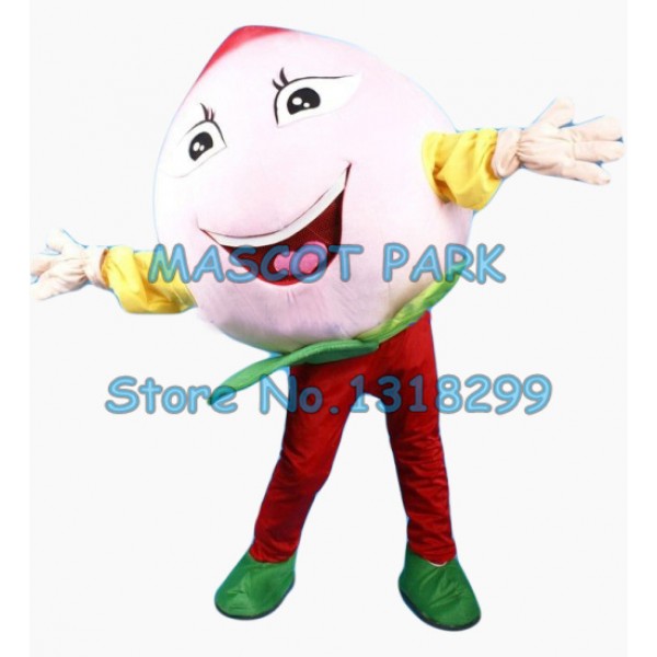 the big sweet pink peach Mascot Costume