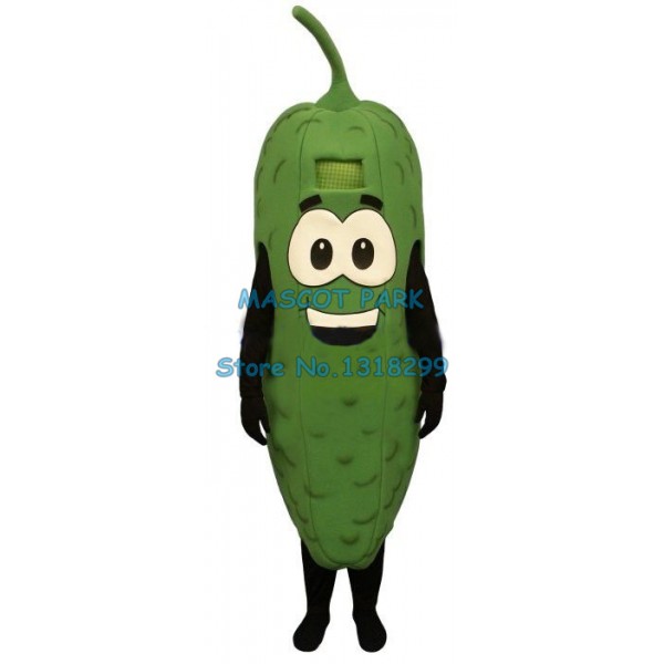 high quality green pickle vegetable cartoon Mascot Costume