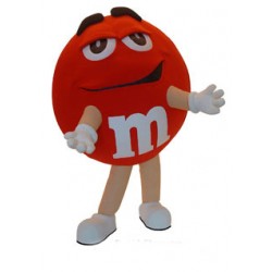 red M&amp;M Chocolate Mascot Costume