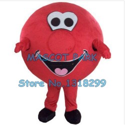 red donut Mascot Costume
