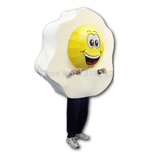 Big Fried Egg Mascot Costume