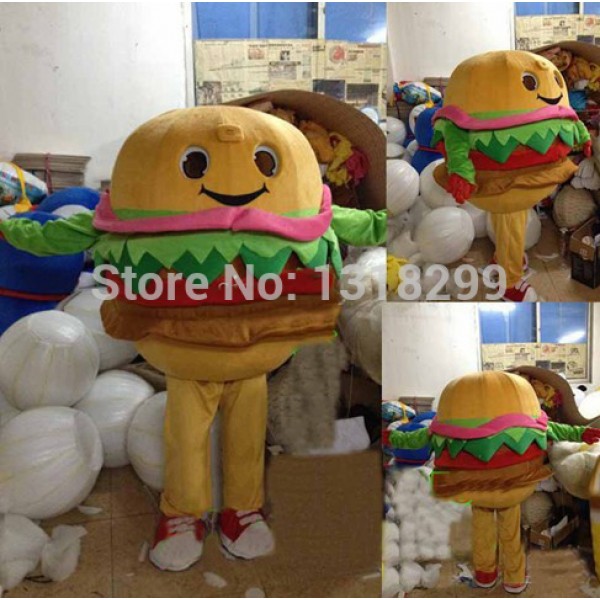 BURGERS HAMBURGER Mascot Costume