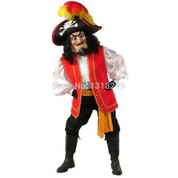 Captain Scratch Pirate Mascot Costume
