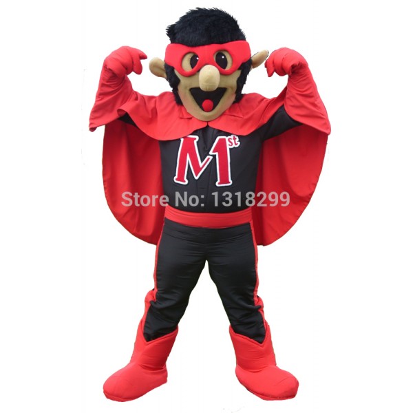 super man HERO Mascot Costume