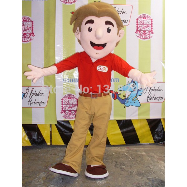 sox man Mascot Costume