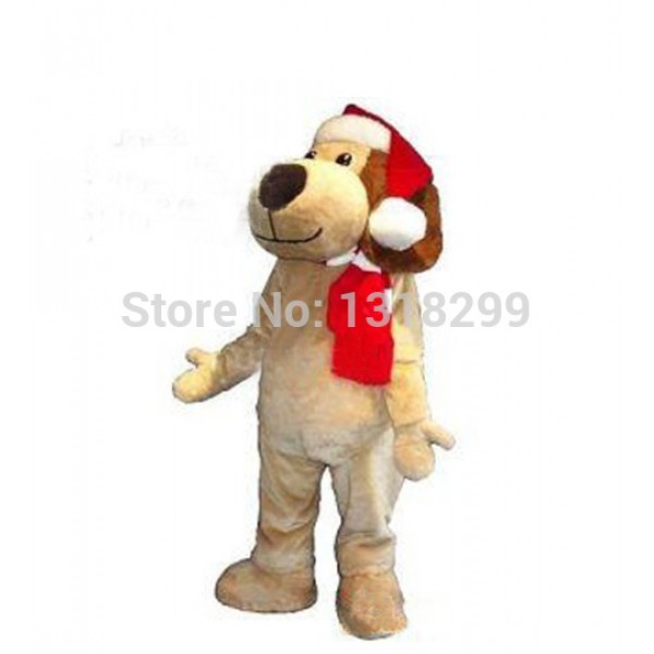 Christmas Xmas Dog Mascot Costume