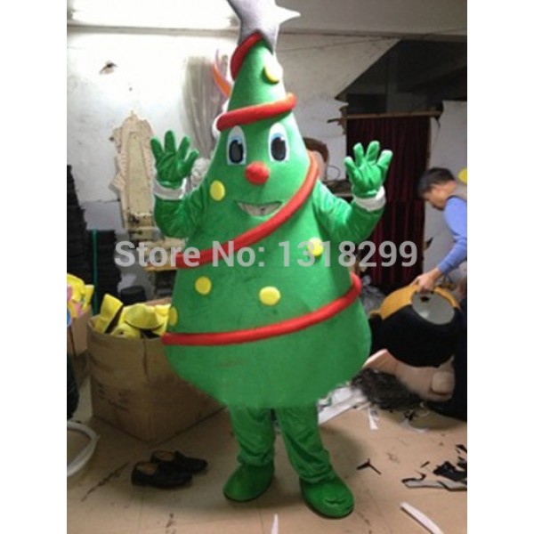 Christmas Xmas Tree Mascot Costume