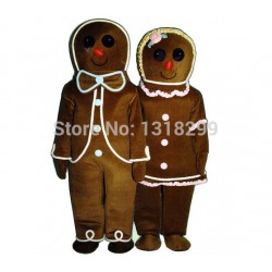 Christmas Gingerbread Mascot Costume
