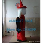 New Red Coat wizard Mascot Costume