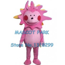 pink monster Mascot Costume