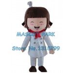 chef girl Mascot Costume