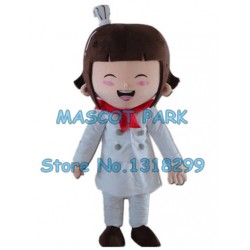 chef girl Mascot Costume