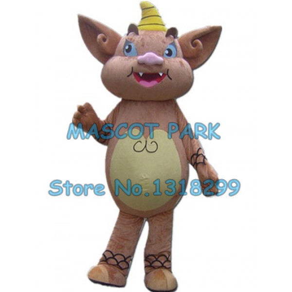 brown monster Mascot Costume