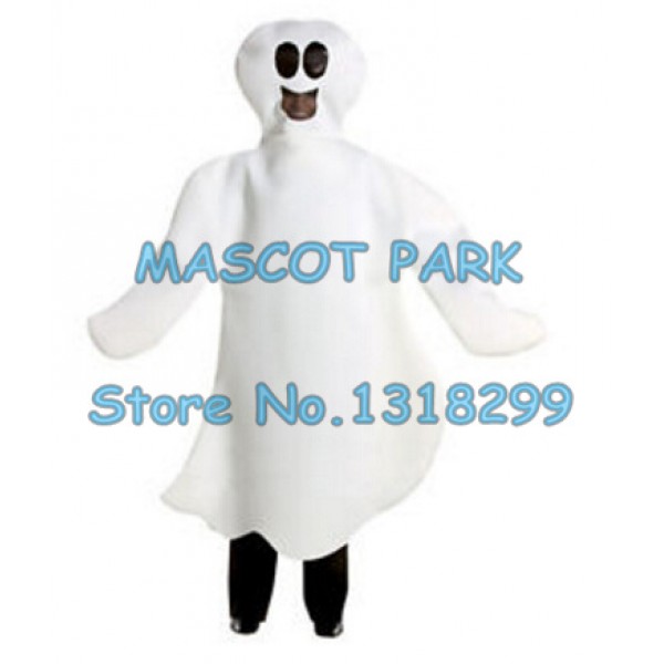 funny halloween white ghost Mascot Costume