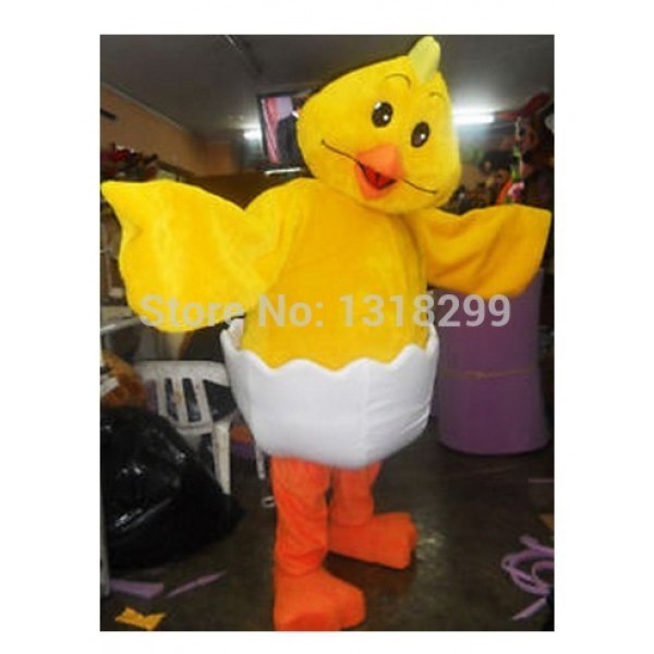 Yellow Chick Mascot Costume